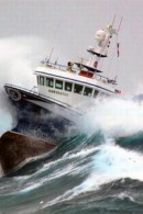Barco en la tormenta