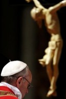 Francisco en el Vía Crucis de Viernes Santo 2013